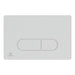 Ideal Standard Oleas P1 Pneumatic Dual Flushplate - Unbeatable Bathrooms