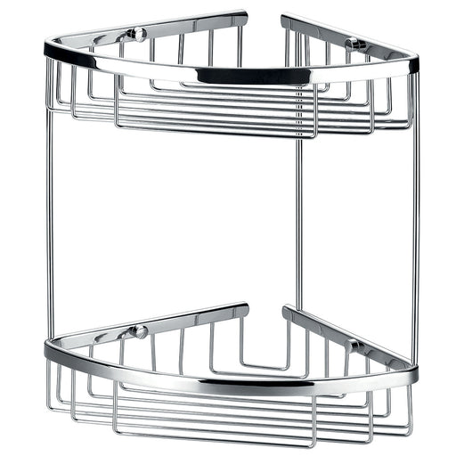 Flova Solid Brass Double Corner Rack - Unbeatable Bathrooms