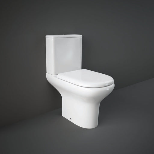RAK Ceramics Compact Close Coupled Open Back Toilet - Unbeatable Bathrooms
