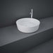 RAK Feeling 420mm 0TH Round Countertop Basin - Unbeatable Bathrooms