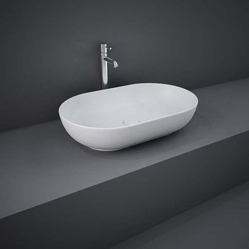 RAK Feeling 550mm 0TH Oval Countertop Basin - Unbeatable Bathrooms