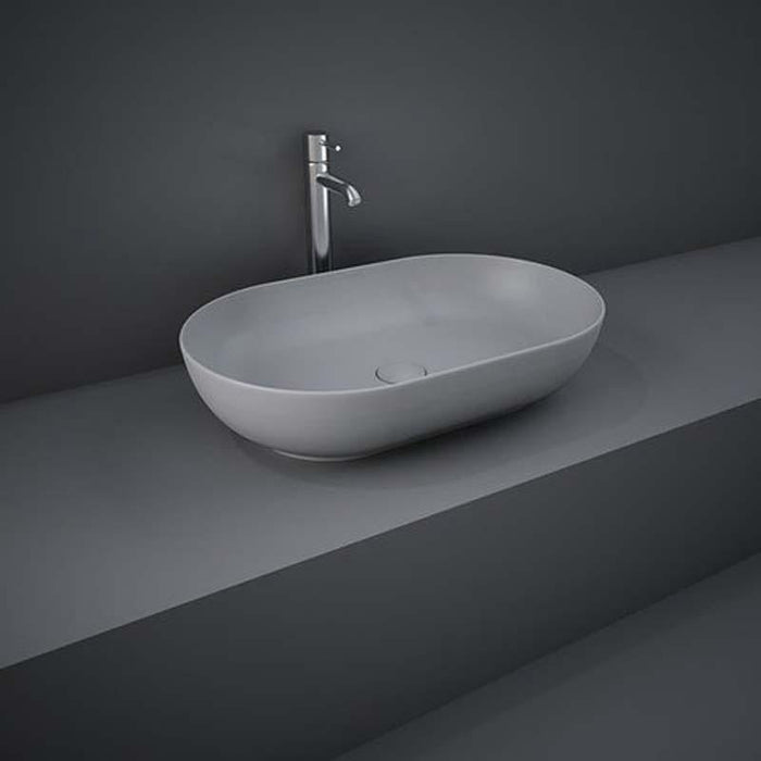 RAK Feeling 550mm 0TH Oval Countertop Basin - Unbeatable Bathrooms
