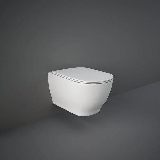 RAK Moon Rimless Wall Hung Toilet with Hidden Fixations - Unbeatable Bathrooms