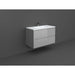 RAK Precious 1000mm Vanity Unit - Wall Hung 2 Drawer Unit with Drop-In Basin - Unbeatable Bathrooms