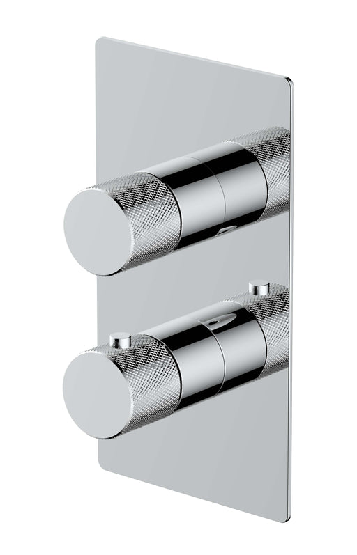 RAK Amalfi Single Outlet, 2 Handle Thermostatic Concealed Shower Valve - Unbeatable Bathrooms