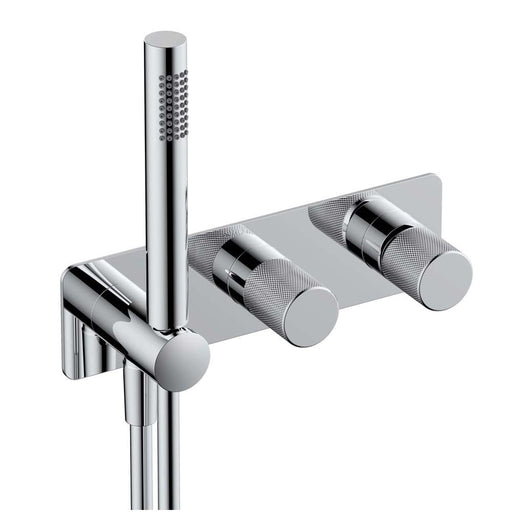 RAK Amalfi Horizontal Dual Outlet Thermostatic Concealed Shower Valve - Unbeatable Bathrooms