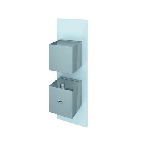 RAK Feeling Square Single Outlet Thermostatic Concealed Shower Valve - Unbeatable Bathrooms