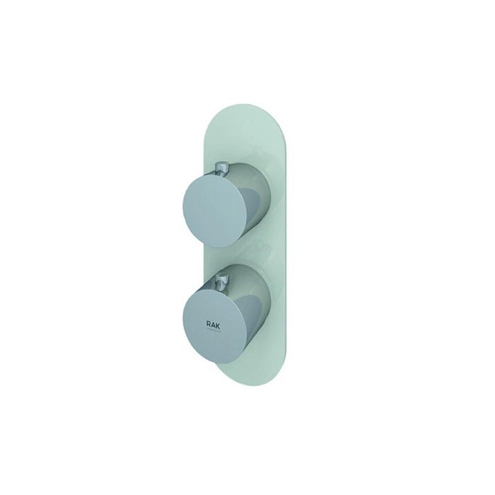 RAK Feeling Round Single Outlet Thermostatic Concealed Shower Valve - Unbeatable Bathrooms