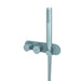 RAK Feeling Round Horizontal Dual Outlet Thermostatic Concealed Shower Valve with Wall Outlet - Unbeatable Bathrooms