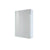 RAK Gemini 50cm x 70cm Alluminium Single Door Mirrored Cabinet with Adjustable Shelves - Unbeatable Bathrooms