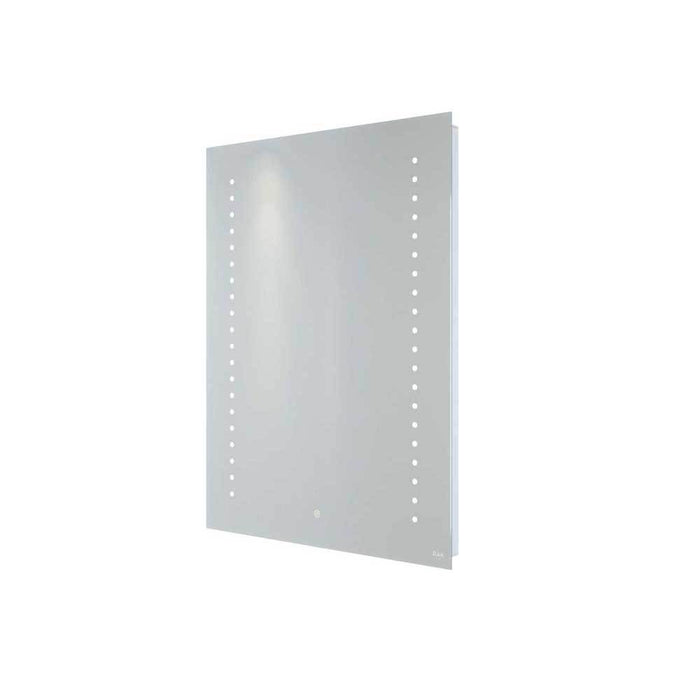 RAK Hestia LED Illuminated Portrait Mirror Demister,Shavers Socket and Touch Sensor Switch - Unbeatable Bathrooms