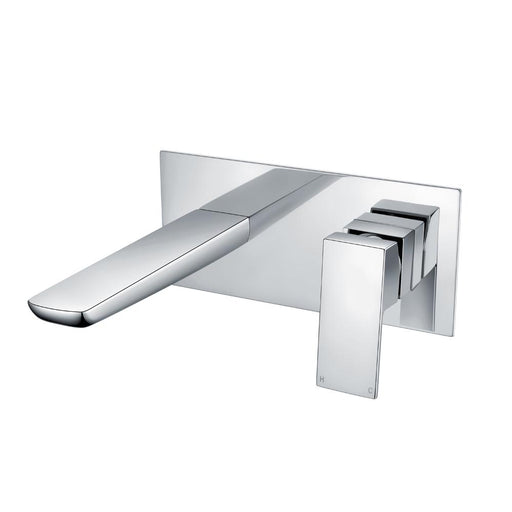 RAK Moon Wall Mounted Basin Mixer with Back Plate - Unbeatable Bathrooms
