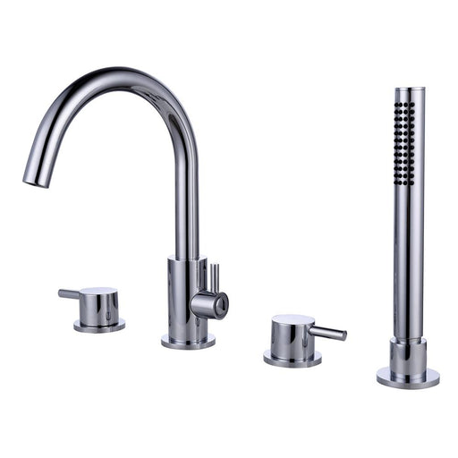 RAK Prima Tech 4 Hole Deck Mounted Bath Shower Mixer - Unbeatable Bathrooms