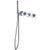 RAK Prima Tech Dual Outlet Concealed Thermostatic Shower with Hand Shower and Back Plate (Horizontal) - Unbeatable Bathrooms