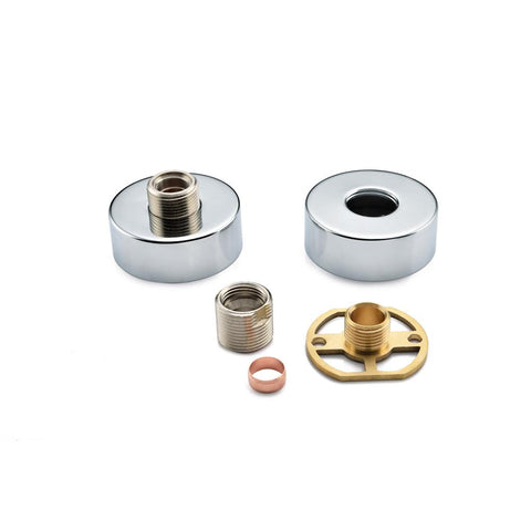 RAK Exposed Round Shower Bar Mixer Easy Fitting Kit (Pair) - Unbeatable Bathrooms