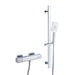 RAK Cool Touch Square Exposed Thermostatic Shower Valve with Slide Rail Kit (WRAS) - Unbeatable Bathrooms