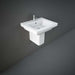 Rak Resort 500/550/650mm Vanity Unit - Wall Hung 1 Drawer Unit with Basin - Unbeatable Bathrooms