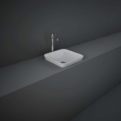 RAK Variant 360mm 0TH Square Counter Drop-In Basin - Unbeatable Bathrooms