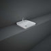 RAK Variant 420mm Square Counter Drop-In Basin with 1TH Ledge - Unbeatable Bathrooms