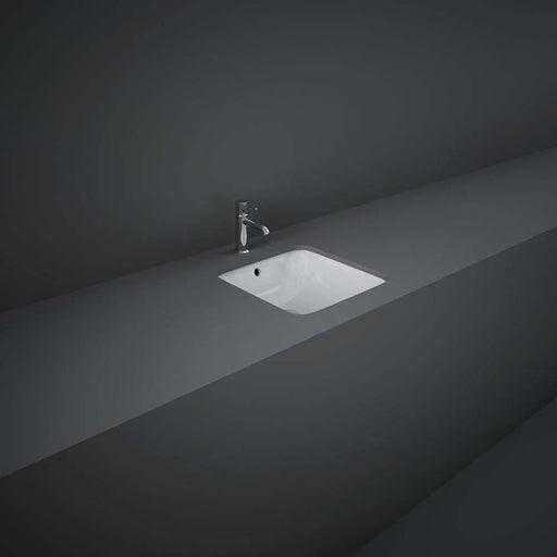 RAK Variant 360mm 0TH Square Under-Counter Basin - Unbeatable Bathrooms