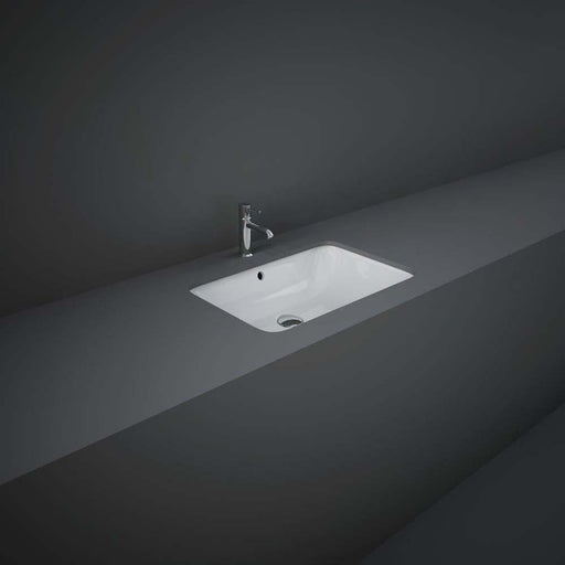 RAK Variant 550mm 0TH Rectangular Under-Counter Basin - Unbeatable Bathrooms