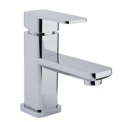 Rak Square Mini Mono Basin Mixer Tap Single Handle Chrome - Unbeatable Bathrooms