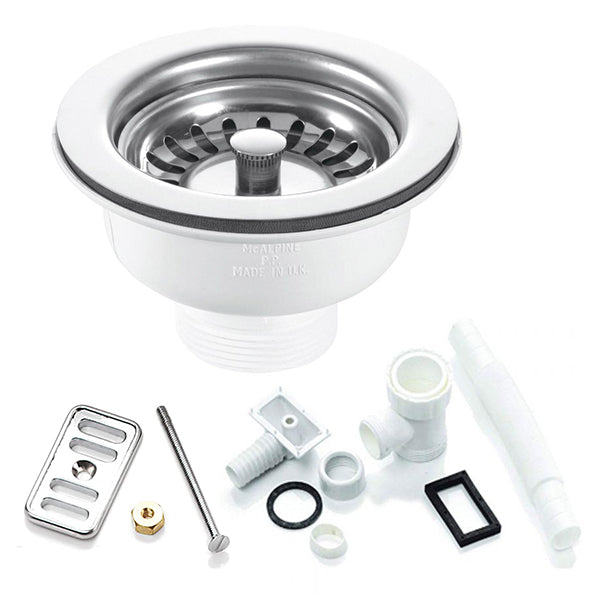 RAK Gourmet 6 Ceramic Belfast Kitchen Sink - 1 Bowl - White - Unbeatable Bathrooms