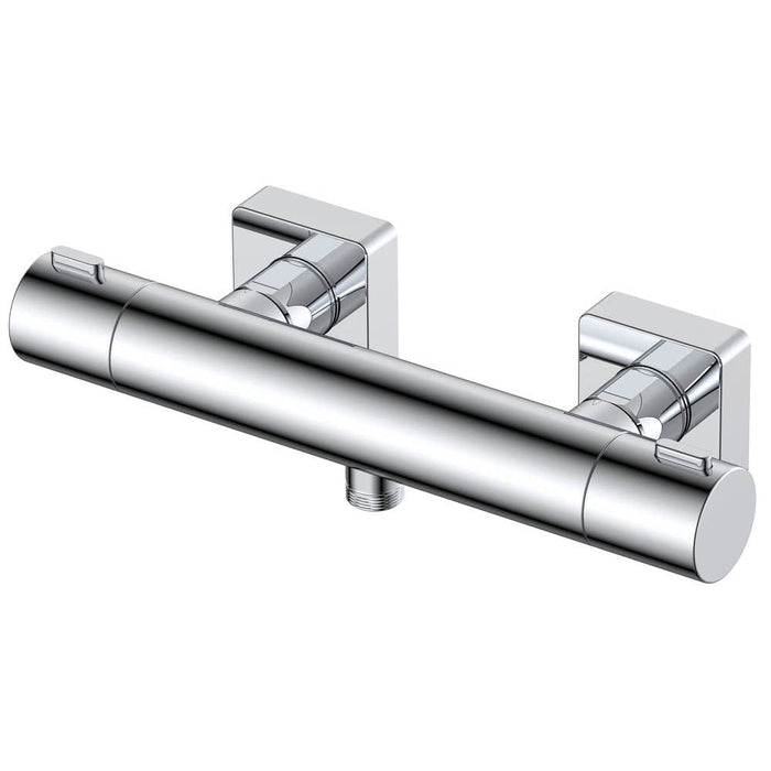 Rak Ceramics Blade Wall Mounted Exposed Thermostatic Bar Valve - Unbeatable Bathrooms