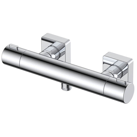 Rak Ceramics Blade Wall Mounted Exposed Thermostatic Bar Valve - Unbeatable Bathrooms
