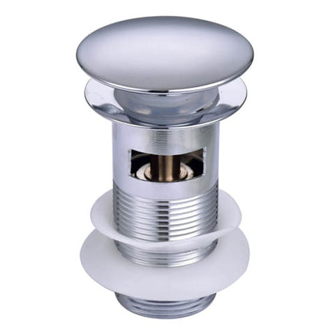 RAK Click Clack Slotted Basin Waste - Chrome - Unbeatable Bathrooms