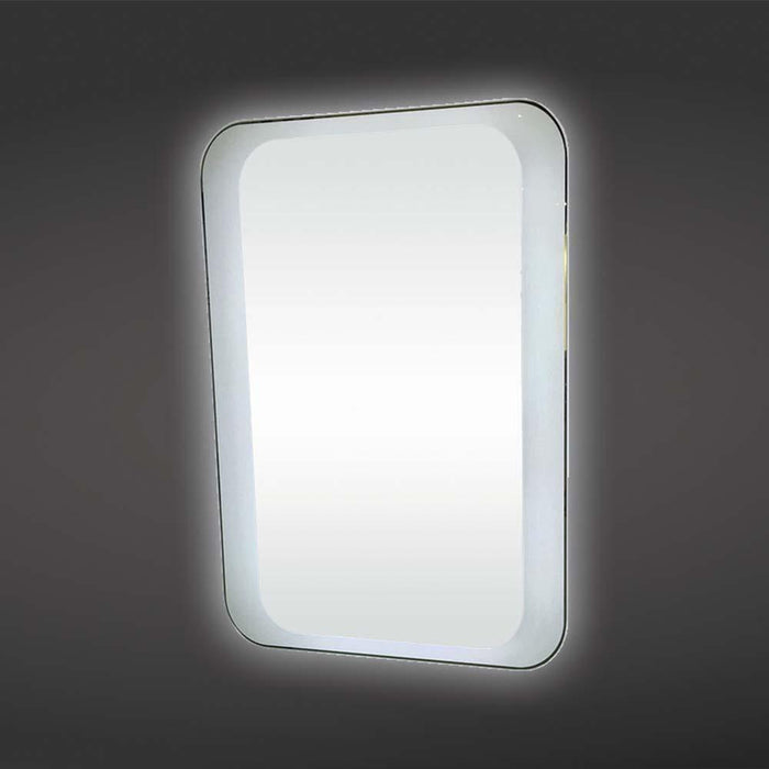 RAK Harmony Led Bathroom Mirror with Demister Pad and Bluetooth 80cm x 60cm - Unbeatable Bathrooms
