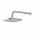 RAK Ceramics Petit Square Wall Mounted Rain Shower Head - Unbeatable Bathrooms