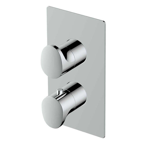 RAK Dual Outlet, 2 Handle Thermostatic Concealed Shower Valve - Unbeatable Bathrooms