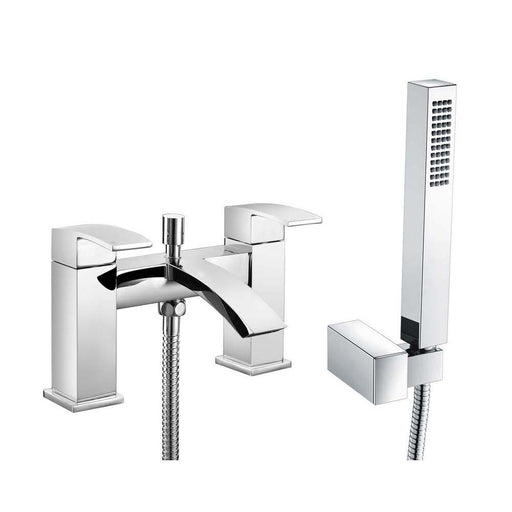 RAK Metropolitan Bath Shower Mixer with Shower Metropolitan Head and Hose - Chrome - Unbeatable Bathrooms