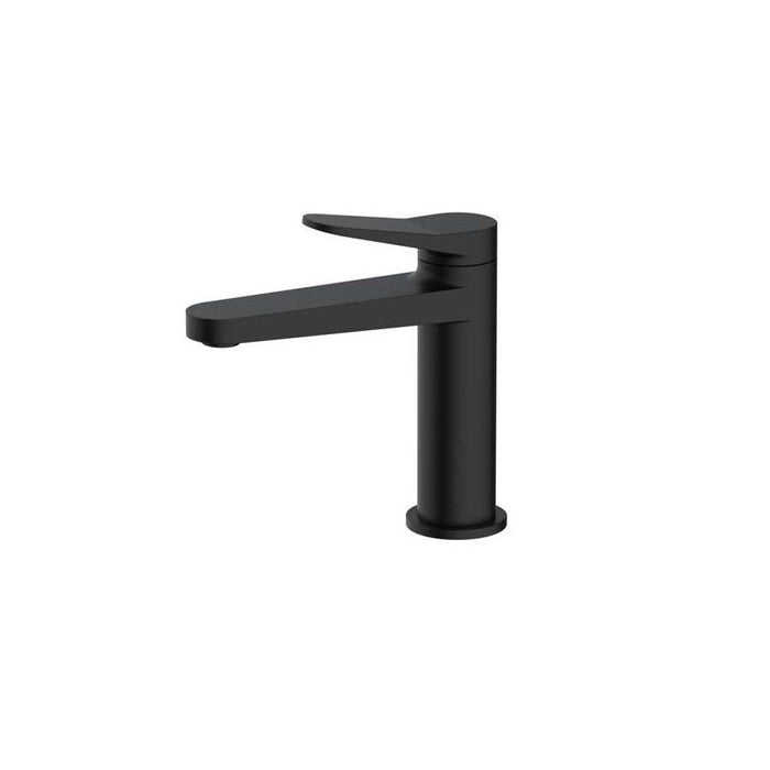RAK Petit Round Standard Basin Mixer - Matt Black - Unbeatable Bathrooms