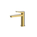 RAK Petit Round Standard Basin Mixer - Brushed Gold - Unbeatable Bathrooms