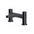 RAK Ceramics Petit Round Deck Bath Filler - Matt Black - Unbeatable Bathrooms