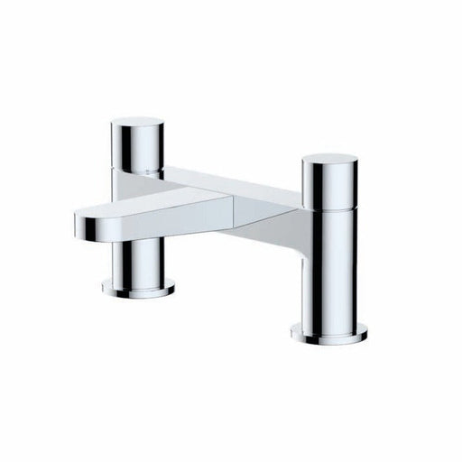 RAK Ceramics Petit Round Deck Bath Filler - Chrome - Unbeatable Bathrooms