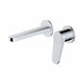 RAK Ceramics Petit Round Wall Mounted Single Lever Basin Mixer - Brushed Nickel - Unbeatable Bathrooms
