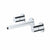 RAK Ceramics Petit Round Wall Mounted 3 Hole Basin Mixer - Chrome - Unbeatable Bathrooms