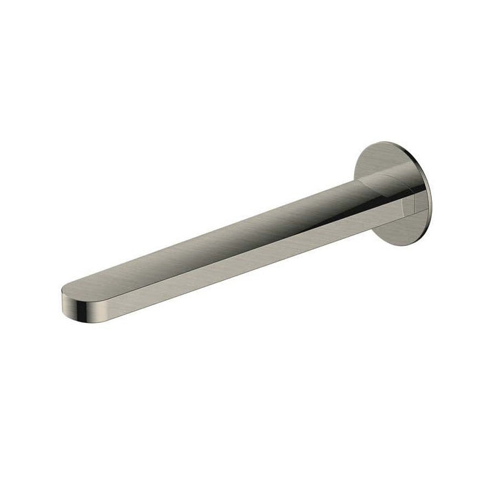 RAK Ceramics Petit Round Bath Spout - Brushed Nickel - Unbeatable Bathrooms