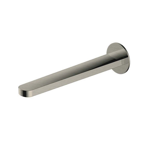RAK Ceramics Petit Round Bath Spout - Brushed Nickel - Unbeatable Bathrooms