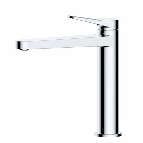 RAK Petit Round Mid Height Basin Mixer - Chrome - Unbeatable Bathrooms