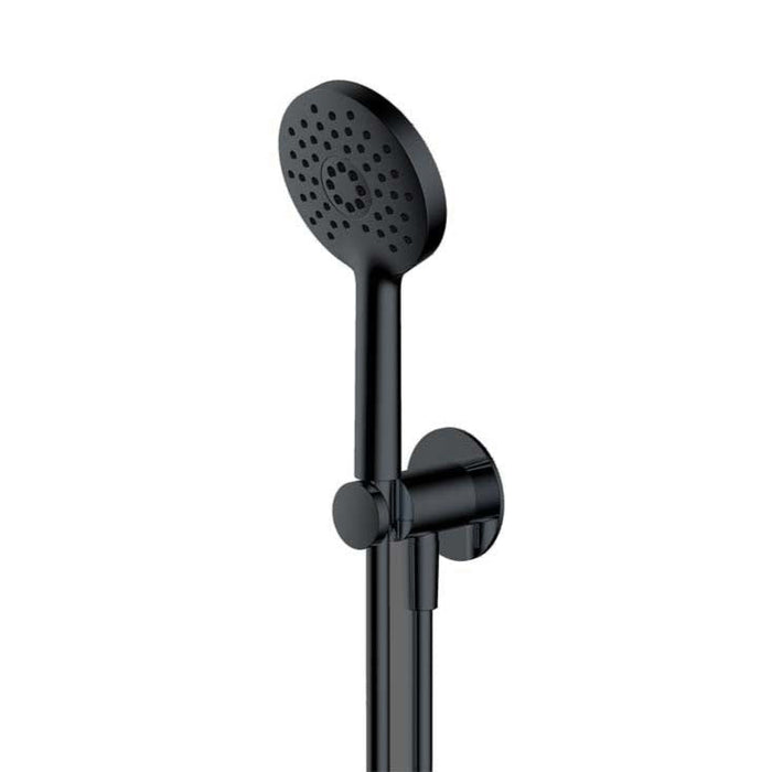 RAK Ceramics Petit Round Wall Mounted Shower Set - Matt Black - Unbeatable Bathrooms