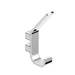 RAK Ceramics Petit Square Robe Hook - Unbeatable Bathrooms