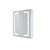 RAK Sagittarius 60cm x 70cm LED Illuminated Mirrored Double Door Bluetooth Cabinet with Demister, Shavers Socket and Infra Red Switch - Unbeatable Bathrooms