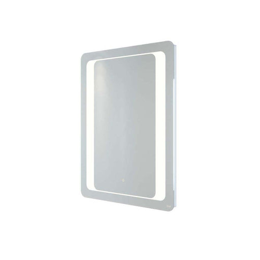RAK Tanzanite 60cm x 80cm LED Illuminated Portrait Mirror with Demister, Shavers Socket and Touch Sensor Switch - Unbeatable Bathrooms