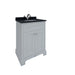 RAK Washington 600/800mm Vanity Unit - Floor Standing 2 Door Unit with Round Drop-In Basin - Unbeatable Bathrooms