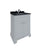 RAK Washington 600/800mm Vanity Unit - Floor Standing 2 Door Unit with Round Drop-In Basin - Unbeatable Bathrooms