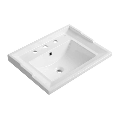 RAK Washington 60/80cm Drop-In Basin - 1 & 3TH - Unbeatable Bathrooms